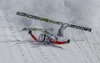 Simon Ammann of Switzerland during Competition of 63 rd Four Hills Tournament of FIS Ski Jumping World Cup at Schattenbergschanze, Oberstdorf, GER on 2014/12/29.
