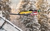 Matjaz Pungertar (SLO) during Trial Jump of 63rd Four Hills Tournament of FIS Ski Jumping World Cup at the Olympiaschanze, Garmisch Partenkirchen, Germany on 2015/01/01.
