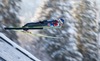 Jarkko Maeaettae (FIN) during Trial Jump of 63rd Four Hills Tournament of FIS Ski Jumping World Cup at the Olympiaschanze, Garmisch Partenkirchen, Germany on 2015/01/01.
