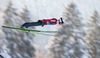 Simon Ammann (SUI) during Trial Jump of 63rd Four Hills Tournament of FIS Ski Jumping World Cup at the Olympiaschanze, Garmisch Partenkirchen, Germany on 2015/01/01.
