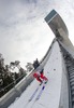 Richard Freitag of Germany during first practice jump during a training jump of 63rd Four Hills Tournament of FIS Ski Jumping World Cup at the Bergisel Schanze in Innsbruck, Austria on 2015/01/03. 
