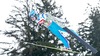 Vladislav Boyarintsev of Russia in action during Trial Jump of 63 rd Four Hills Tournament of FIS Ski Jumping World Cup at the Bergisel Schanze, Innsbruck, Austria on 2015/01/03. 
