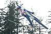 Jarkko Maeaettae of Finland in action during practice Jump of 63 rd Four Hills Tournament of FIS Ski Jumping World Cup at the Bergisel Schanze, Innsbruck, Austria on 2015/01/03. 
