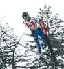 Jernej Damjan of Slovenia during a training jump of 63rd Four Hills Tournament of FIS Ski Jumping World Cup at the Bergisel Schanze in Innsbruck, Austria on 2015/01/03. 
