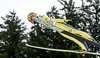 Noriaki Kasai of Japan during a training jump of 63rd Four Hills Tournament of FIS Ski Jumping World Cup at the Bergisel Schanze in Innsbruck, Austria on 2015/01/03. 
