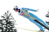 Gregor Schlierenzauer of Austria during a training jump of 63rd Four Hills Tournament of FIS Ski Jumping World Cup at the Bergisel Schanze in Innsbruck, Austria on 2015/01/03. 
