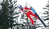 Anders Fannemel of Norway during a training jump of 63rd Four Hills Tournament of FIS Ski Jumping World Cup at the Bergisel Schanze in Innsbruck, Austria on 2015/01/03. 
