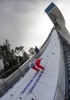 Anders Fannemel of Norway during first practice jump during a training jump of 63rd Four Hills Tournament of FIS Ski Jumping World Cup at the Bergisel Schanze in Innsbruck, Austria on 2015/01/03. 

