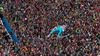 Richard Freitag of Germany soars trought the air during his first competition jump for the 63rd Four Hills Tournament of FIS Ski Jumping World Cup at the Bergisel Schanze in Innsbruck, Austria on 2015/01/04.
