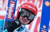 1st placed Richard Freitag of Germany celebrates after his second competition jump for the 63rd Four Hills Tournament of FIS Ski Jumping World Cup at the Bergisel Schanze in Innsbruck, Austria on 2015/01/04.
