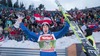 Second placed Stefan Kraft of Austria celebrates at the awards ceremony for the 63rd Four Hills Tournament of FIS Ski Jumping World Cup at the Bergisel Schanze in Innsbruck, Austria on 2015/01/04.
