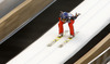 Jarkko Maeaettae of Finland on in run during trial round of  the 35th race of Viessmann FIS ski jumping World cup season 2014-2015 in Planica, Slovenia. Ski flying competition of Viessmann FIS ski jumping World cup season 2014-2015 was held on Friday, 20th of March 2015 on HS225 ski flying hill in Planica, Slovenia.
