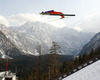 Janne Ahonen of Finland soars through the air in first round of  the 35th race of Viessmann FIS ski jumping World cup season 2014-2015 in Planica, Slovenia. Ski flying competition of Viessmann FIS ski jumping World cup season 2014-2015 was held on Friday, 20th of March 2015 on HS225 ski flying hill in Planica, Slovenia.
