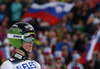 Winner Peter Prevc of Slovenia reacts in outrun of the ski flying hill during the 35th race of Viessmann FIS ski jumping World cup season 2014-2015 in Planica, Slovenia. Ski flying competition of Viessmann FIS ski jumping World cup season 2014-2015 was held on Friday, 20th of March 2015 on HS225 ski flying hill in Planica, Slovenia.
