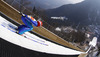 Richard Freitag of Germany on inrun during trial round of  the team competition of Viessmann FIS ski jumping World cup season 2014-2015 in Planica, Slovenia. Ski flying team competition of Viessmann FIS ski jumping World cup season 2014-2015 was held on Saturday, 21st of March 2015 on HS225 ski flying hill in Planica, Slovenia.
