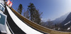 Harri Olli of Finland on inrun during trial round of  the team competition of Viessmann FIS ski jumping World cup season 2014-2015 in Planica, Slovenia. Ski flying team competition of Viessmann FIS ski jumping World cup season 2014-2015 was held on Saturday, 21st of March 2015 on HS225 ski flying hill in Planica, Slovenia.
