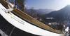 Harri Olli of Finland on inrun during trial round of  the team competition of Viessmann FIS ski jumping World cup season 2014-2015 in Planica, Slovenia. Ski flying team competition of Viessmann FIS ski jumping World cup season 2014-2015 was held on Saturday, 21st of March 2015 on HS225 ski flying hill in Planica, Slovenia.
