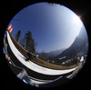 Gregor Schlierenzauer of Austria on inrun during trial round of  the team competition of Viessmann FIS ski jumping World cup season 2014-2015 in Planica, Slovenia. Ski flying team competition of Viessmann FIS ski jumping World cup season 2014-2015 was held on Saturday, 21st of March 2015 on HS225 ski flying hill in Planica, Slovenia.
