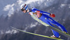 Johann Andre Forfang of Norway soars through the air first round of  the team competition of Viessmann FIS ski jumping World cup season 2014-2015 in Planica, Slovenia. Ski flying team competition of Viessmann FIS ski jumping World cup season 2014-2015 was held on Saturday, 21st of March 2015 on HS225 ski flying hill in Planica, Slovenia.
