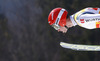 Markus Eisenbichler of Germany soars through the air first round of  the team competition of Viessmann FIS ski jumping World cup season 2014-2015 in Planica, Slovenia. Ski flying team competition of Viessmann FIS ski jumping World cup season 2014-2015 was held on Saturday, 21st of March 2015 on HS225 ski flying hill in Planica, Slovenia.
