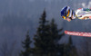 Lauri Asikainen of Finland soars through the air first round of  the team competition of Viessmann FIS ski jumping World cup season 2014-2015 in Planica, Slovenia. Ski flying team competition of Viessmann FIS ski jumping World cup season 2014-2015 was held on Saturday, 21st of March 2015 on HS225 ski flying hill in Planica, Slovenia.
