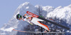 Anze Semenic of Slovenia soars through the air first round of  the team competition of Viessmann FIS ski jumping World cup season 2014-2015 in Planica, Slovenia. Ski flying team competition of Viessmann FIS ski jumping World cup season 2014-2015 was held on Saturday, 21st of March 2015 on HS225 ski flying hill in Planica, Slovenia.

