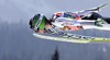 Robert Kranjec of Slovenia soars through the air first round of  the team competition of Viessmann FIS ski jumping World cup season 2014-2015 in Planica, Slovenia. Ski flying team competition of Viessmann FIS ski jumping World cup season 2014-2015 was held on Saturday, 21st of March 2015 on HS225 ski flying hill in Planica, Slovenia.
