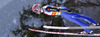 Michael Neumayer of Germany soars through the air first round of  the team competition of Viessmann FIS ski jumping World cup season 2014-2015 in Planica, Slovenia. Ski flying team competition of Viessmann FIS ski jumping World cup season 2014-2015 was held on Saturday, 21st of March 2015 on HS225 ski flying hill in Planica, Slovenia.
