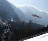 Anders Fannemel of Norway soars through the air during first round of  the team competition of Viessmann FIS ski jumping World cup season 2014-2015 in Planica, Slovenia. Ski flying team competition of Viessmann FIS ski jumping World cup season 2014-2015 was held on Saturday, 21st of March 2015 on HS225 ski flying hill in Planica, Slovenia.
