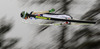 Second placed Peter Prevc of Slovenia soars through the air during trial round of  the final competition of Viessmann FIS ski jumping World cup season 2014-2015 in Planica, Slovenia. Final competition of Viessmann FIS ski jumping World cup season 2014-2015 was held on Sunday, 22nd of March 2015 on HS225 ski flying hill in Planica, Slovenia.
