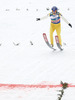Lauri Asikainen of Finland lands during first round of  the final competition of Viessmann FIS ski jumping World cup season 2014-2015 in Planica, Slovenia. Final competition of Viessmann FIS ski jumping World cup season 2014-2015 was held on Sunday, 22nd of March 2015 on HS225 ski flying hill in Planica, Slovenia.
