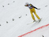 Gregor Deschwanden of Switzerland lands during first round of  the final competition of Viessmann FIS ski jumping World cup season 2014-2015 in Planica, Slovenia. Final competition of Viessmann FIS ski jumping World cup season 2014-2015 was held on Sunday, 22nd of March 2015 on HS225 ski flying hill in Planica, Slovenia.
