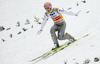 Overall World cup winner Severin Freund of Germany lands during first round of  the final competition of Viessmann FIS ski jumping World cup season 2014-2015 in Planica, Slovenia. Final competition of Viessmann FIS ski jumping World cup season 2014-2015 was held on Sunday, 22nd of March 2015 on HS225 ski flying hill in Planica, Slovenia.
