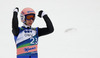 Michael Neumayer of Germany reacts in outrun of the second round of  the final competition of Viessmann FIS ski jumping World cup season 2014-2015 in Planica, Slovenia. Final competition of Viessmann FIS ski jumping World cup season 2014-2015 was held on Sunday, 22nd of March 2015 on HS225 ski flying hill in Planica, Slovenia.
