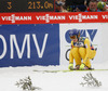 Jarkko Maeaettae of Finland reacts in outrun of the second round of  the final competition of Viessmann FIS ski jumping World cup season 2014-2015 in Planica, Slovenia. Final competition of Viessmann FIS ski jumping World cup season 2014-2015 was held on Sunday, 22nd of March 2015 on HS225 ski flying hill in Planica, Slovenia.
