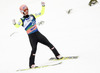 Overall World cup third placed Stefan Kraft of Austria reacts in outrun of the second round of  the final competition of Viessmann FIS ski jumping World cup season 2014-2015 in Planica, Slovenia. Final competition of Viessmann FIS ski jumping World cup season 2014-2015 was held on Sunday, 22nd of March 2015 on HS225 ski flying hill in Planica, Slovenia.
