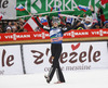 Race winner Jurij Tepes of Slovenia reacts in outrun of the second round of  the final competition of Viessmann FIS ski jumping World cup season 2014-2015 in Planica, Slovenia. Final competition of Viessmann FIS ski jumping World cup season 2014-2015 was held on Sunday, 22nd of March 2015 on HS225 ski flying hill in Planica, Slovenia.
