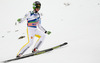 Overall World cup second placed and overall ski flying World cup winner Peter Prevc of Slovenia reacts in outrun of the second round of  the final competition of Viessmann FIS ski jumping World cup season 2014-2015 in Planica, Slovenia. Final competition of Viessmann FIS ski jumping World cup season 2014-2015 was held on Sunday, 22nd of March 2015 on HS225 ski flying hill in Planica, Slovenia.
