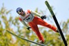 Janne Ahonen of Finland during the mens Large Hill Individual of FIS Ski Jumping Summer Grand Prix at the Adam Malysz Arena in Wisla, Poland on 2015/08/01.

