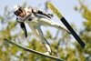 Lukas Hlava of Czech during the mens Large Hill Individual of FIS Ski Jumping Summer Grand Prix at the Adam Malysz Arena in Wisla, Poland on 2015/08/01.
