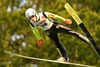 Kenneth Gangnes of Norway during the mens Large Hill Individual of FIS Ski Jumping Summer Grand Prix at the Adam Malysz Arena in Wisla, Poland on 2015/08/01.

