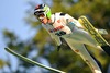 Robert Kranjec of Slovenia during the mens Large Hill Individual of FIS Ski Jumping Summer Grand Prix at the Adam Malysz Arena in Wisla, Poland on 2015/08/01.
