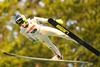 Peter Prevc of Slovenia during the mens Large Hill Individual of FIS Ski Jumping Summer Grand Prix at the Adam Malysz Arena in Wisla, Poland on 2015/08/01.
