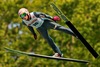 Dawid Kubacki of Poland during the mens Large Hill Individual of FIS Ski Jumping Summer Grand Prix at the Adam Malysz Arena in Wisla, Poland on 2015/08/01.
