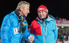 v.l.: FIS Renndirektor Walter Hofer, Sportlicher Leiter Ski Nordisch Ernst Vettori (AUT) // f.l.: FIS race director Walter Hofer with Ernst Vettori, Nordic Sports Director of the Austrian Ski Federation during Award ceremony of Four Hills Tournament of FIS Ski Jumping World Cup at the Schattenbergschanze, Oberstdorf, Germany on 2015/12/29. EXPA Pictures © 2015, PhotoCredit: EXPA/ JFK
