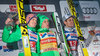 v.l.: Severin Freund (GER, 2. Platz), Sieger Peter Prevc (SLO) und Kenneth Gangnes (NOR, 3. Platz) // f.l.: 2nd placed Severin Freund of Germany, Winner Peter Prevc of Slovenia and 3rd placed Kenneth Gangnes of Norway during Award ceremony of Four Hills Tournament of FIS Ski Jumping World Cup at the Bergisel Schanze, Innsbruck, Austria on 2016/01/03.
