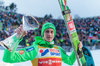 Peter Prevc (SLO) // Peter Prevc of Slovenia during Award ceremony of Four Hills Tournament of FIS Ski Jumping World Cup at the Bergisel Schanze, Innsbruck, Austria on 2016/01/03.
