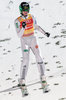 Peter Prevc of Slovenia celebrates after his 1st round jump of the Four Hills Tournament of FIS Ski Jumping World Cup at the Paul Ausserleitner Schanze in Bischofshofen, Austria on 2016/01/06.
