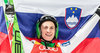 Peter Prevc of Slovenia celebrate after his final jump of the Four Hills Tournament of FIS Ski Jumping World Cup at the Paul Ausserleitner Schanze in Bischofshofen, Austria on 2016/01/06.
