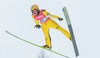 Noriaki Kasai of Japan during his 2nd Round Jump of FIS Ski Flying World Championships at the Kulm in Bad Mitterndorf, Austria on 2016/01/15.
